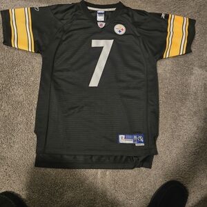 Reebok Black and Yellow Men's Jersey